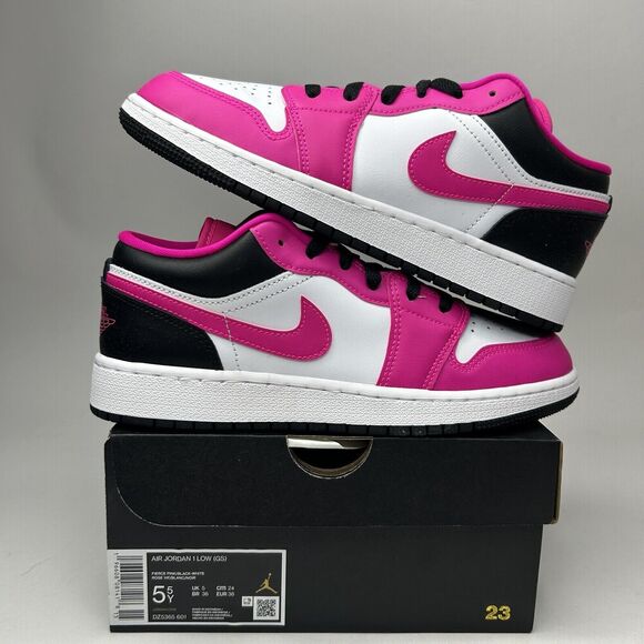 Jordan Shoes - Nike Air Jordan 1 Low GS “Fierce Pink/Black White” 2023